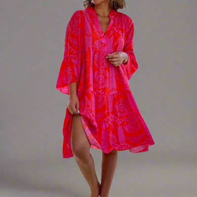 Annika | Luftiges Boho-Kleid mit Muster