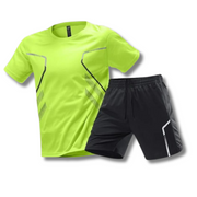 Sommerfeld | Performance-Sportset für Herren (1 Kaufen, 1 GRATIS dazu) – Neongelb