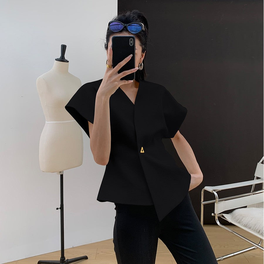 Octavia - Asymmetrische Damen-Weste