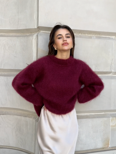 Sophia Mohair Rollkragenpullover