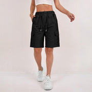 Sommerfeld | Cargoshorts - Wander-Bermuda-Hosen (1 Kaufen, 1 GRATIS dazu) – Schwarz