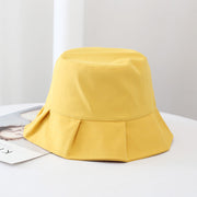 Trendiger Sommer-Bucket-Hut für Damen und Herren – Gelb