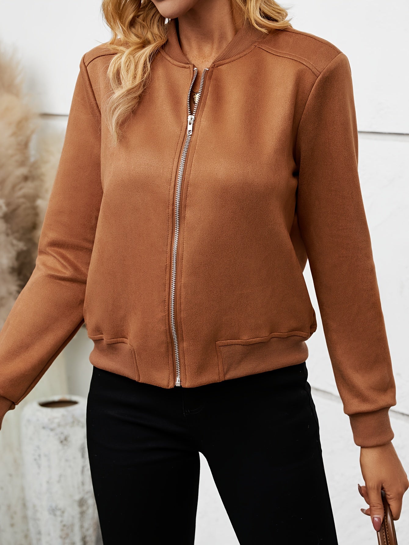 Minimalistische Übergangsjacke für Damen | Lässig