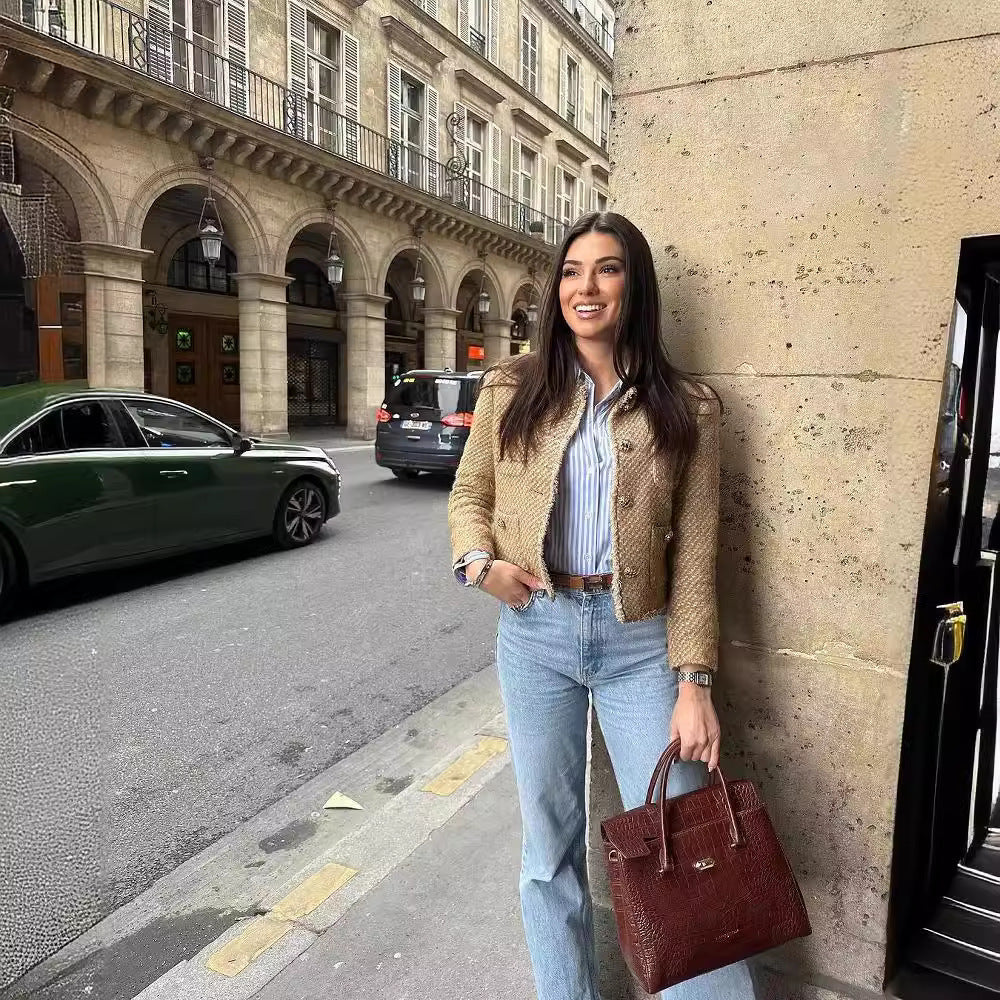 Jade - Kurzer Wollmantel, ideal für winterliche Wärme