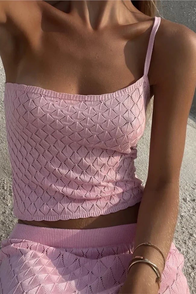 Macy | Zweiteiliges Häkel-Strick Set