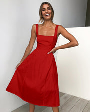 Lea | Stilvolles Partykleid für klassische Looks – rot