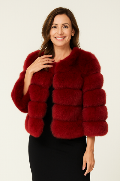 Kirsten Kunstfelljacke Flauschig Kurz