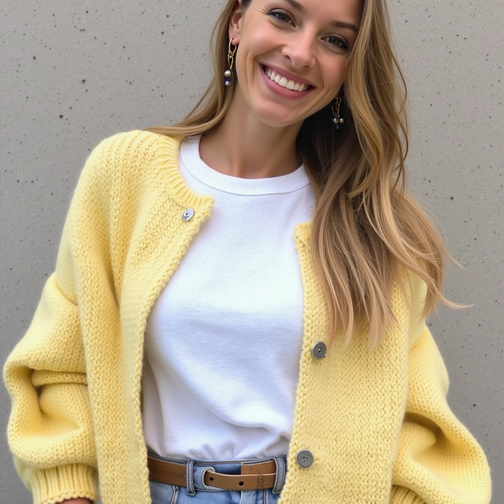 ModenGlanz | Kuschelige Strickjacke