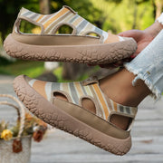 Maelina - orthopädische gepolsterte Laufschuhe – Khaki