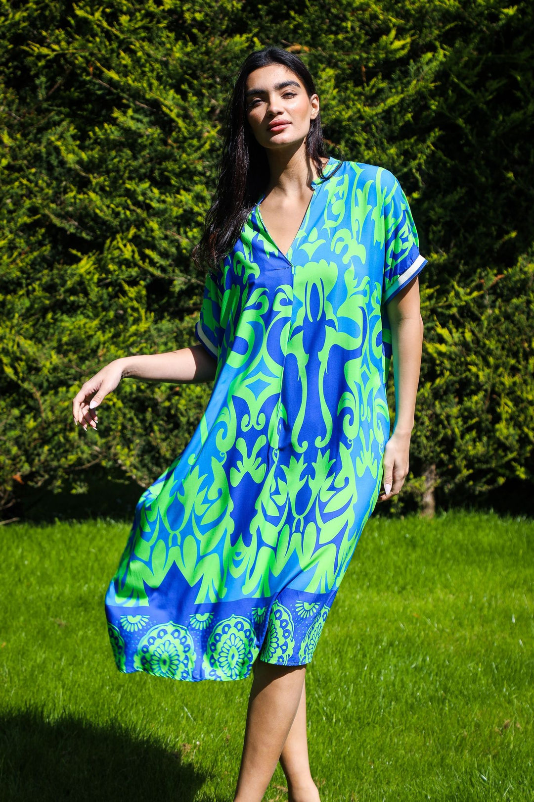 ELENA | ELEGANTES BLUMENKLEID