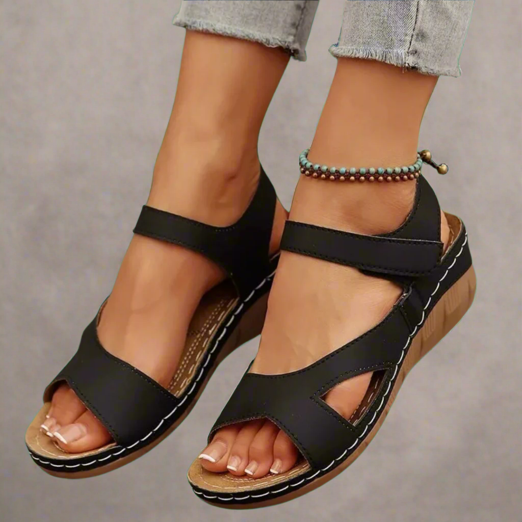 Ilona | Handgefertigte Wedge-Sandalen aus Premium-Material