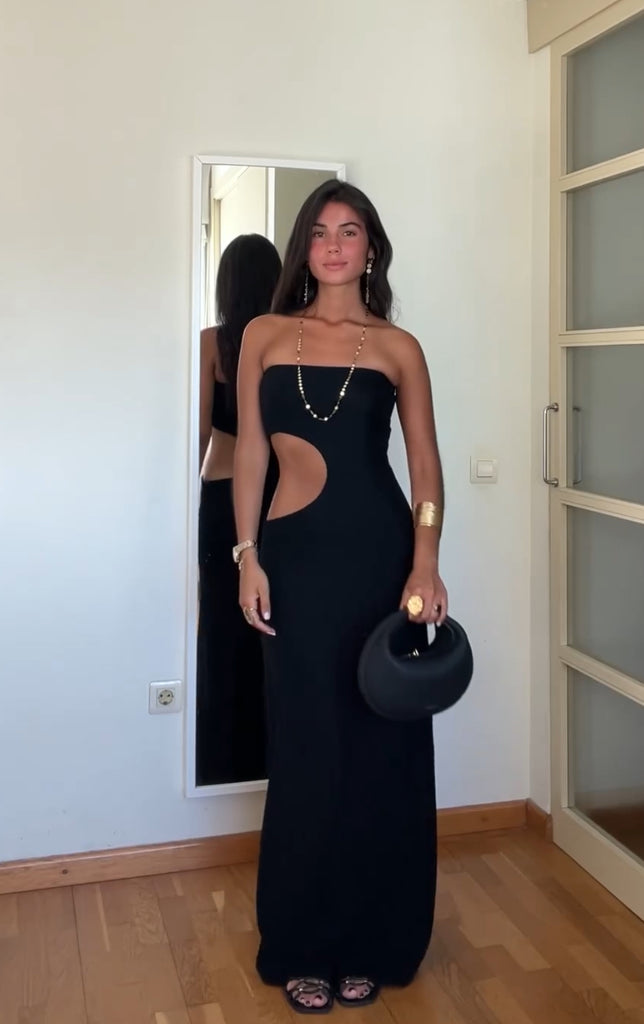 Trendy Bandeau-Sommerkleid mit Stretch-Passform – Viviane