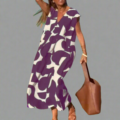 Daniela | Trendiges Kleid mit V-Ausschnitt