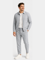 Bracken - Strukturierter Stretch-Anzug – Grau