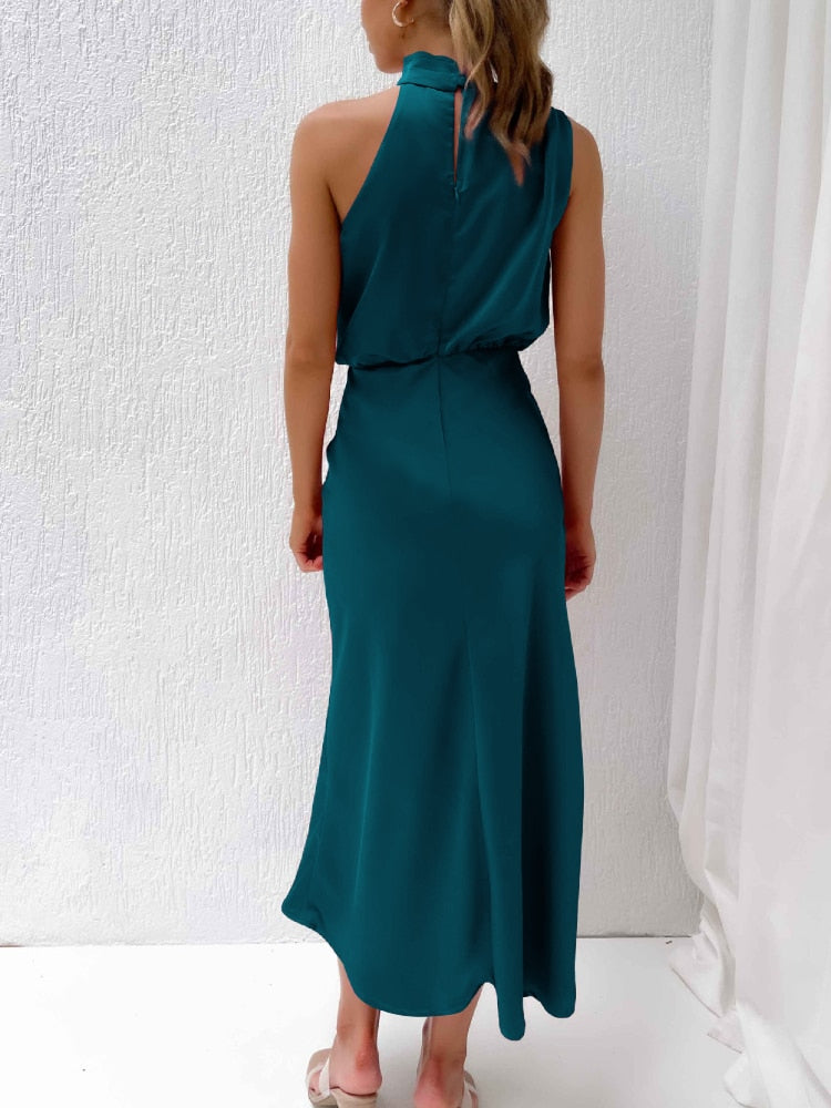 Jonvy - Fleck Seide Damen Kleid