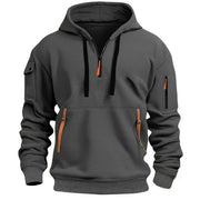 Daevric - Softtouch-Hoodie – Dunkelgrau