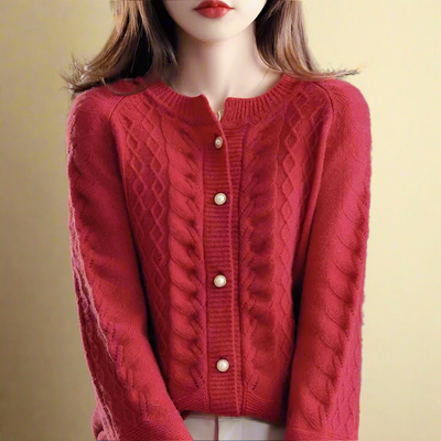 DIANA MARCELLA STRICKJACKE AUS WOLLE