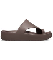 Veronique - gepolsterte Plateausandalen – Braun