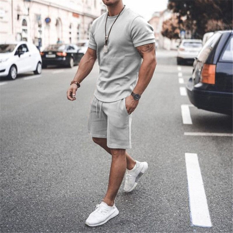 Jarek Kurzarm T-Shirt und Shorts Set