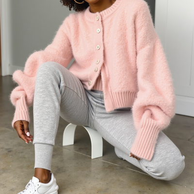 ModenGlanz | Kuschelige Strickjacke