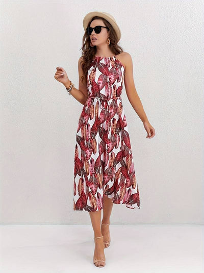 Nova - Ärmelloses Midi Kleid mit Schlitz