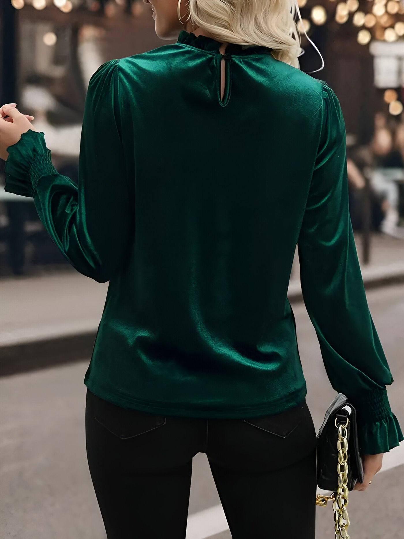 Aurelia | Elegante Samtbluse für Frauen