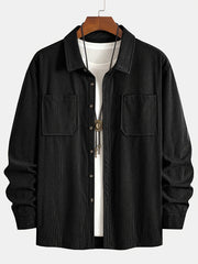 Halewick - Hochwertige Utility-Hemdjacke – Schwarz
