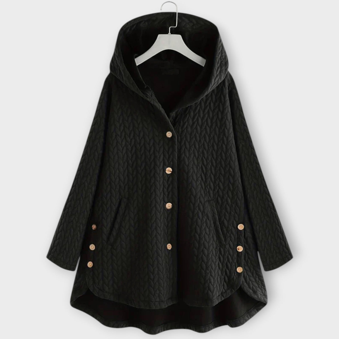 Leslie - Warme Button-Up Jacke