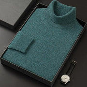 Edbert - Weicher Rollkragenpullover – Türkis