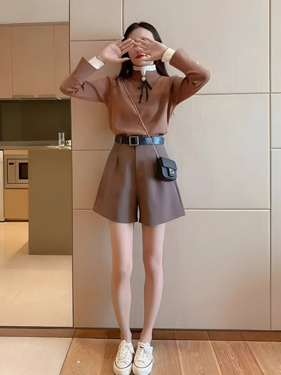 Hestia | Bequemes Patchwork Stricktop