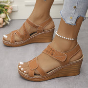 Sarielle - Orthopädische Komfort-Sandalen – Sepia