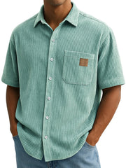 Anwick - Weiches Rippenshirt – Grün