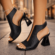 MARLENE | ZOE SCULPT HEELS – Schwarz