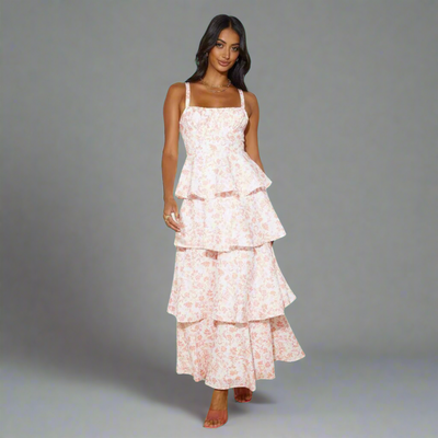 Freya | Sommerkleid aus Premiumstoff mit floralem Print