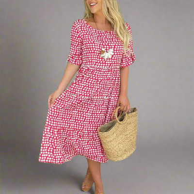 Friederike | Elegantes Maxikleid für eine traumhafte Figur