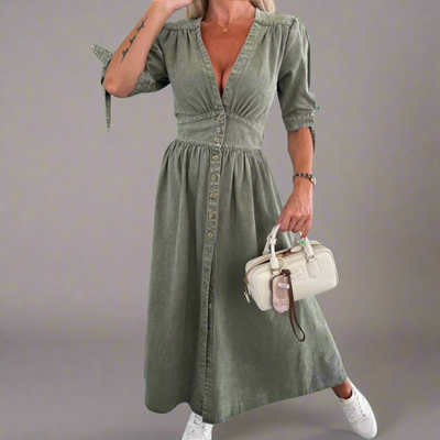 Herlinde | Leichtes Midikleid für Frauen