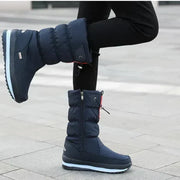 Arvani Winter-Schneestiefel – Marineblau
