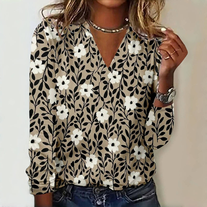 Vintage | T-Shirt mit Blumendruck