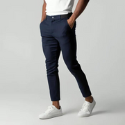 Elina | Klassische Stretch Chino für Herren modern – Marine