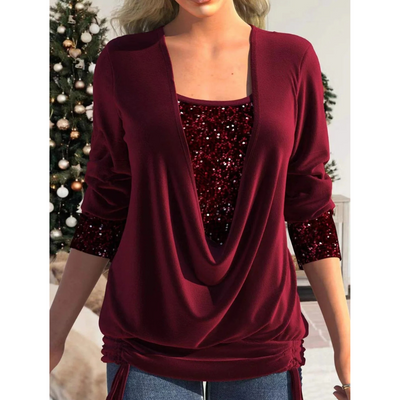 Marlee - Elegantes Pailletten-Oberteil für Damen