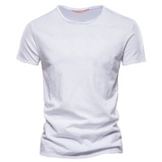 Herren Kurzarm T-Shirt 1+1 Frei – Weiß