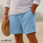 Klassische Sommershorts – Hellblau