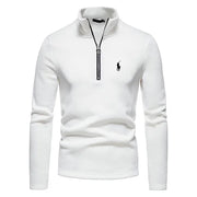 Herren Turtleneck Freizeitjacke – Weiß