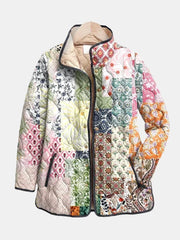 Anissia - Leichte Steppjacke – Bohemian Patchwork