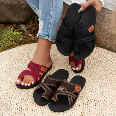 Leichte Mesh-Sandalen für Damen