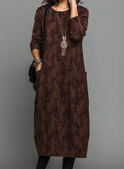 Amelie | Damen-Winterkleid stilvoll & modern chic – Bordeaux
