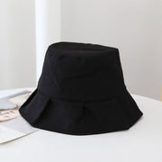Trendiger Sommer-Bucket-Hut für Damen und Herren – Schwarz