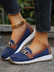 Hannah | Orthopädische Und Elegante Loafer – Marine