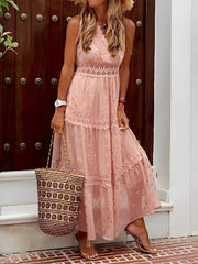 Manda – Chiffonkleid für Damen – für angenehme Sonnentage – Rosa