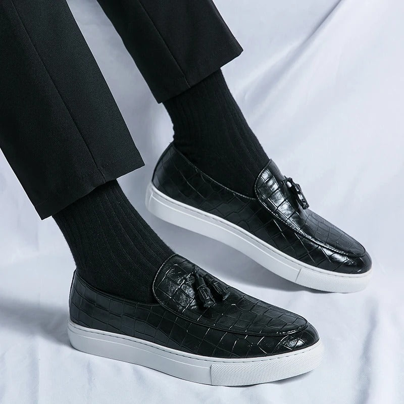 Zyrus - Herren Leder Loafers Elegant Bequem